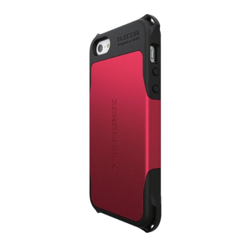 iPhone SE/5/5S 全方向衝撃吸収ケース ZEROSHOCKシリーズ レッド PS