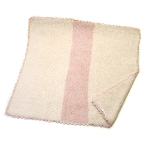 Barefoot Dreams Cozy Chic Striped Receiving Blanket Pink Willie K