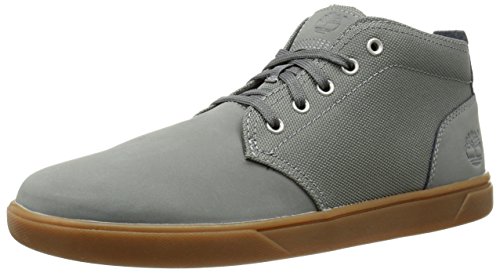 groveton leather and fabric chukka