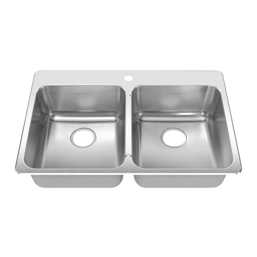 American Standard 17DB.332211.290 Prevoir 33.38Inch Stainless Steel SingleHole Topmount Double