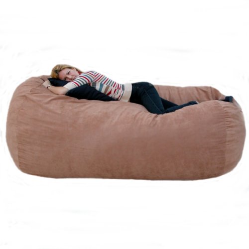 7feet Xxlarge Rust Cozy Sac Foof Bean Bag Chair Love Seat Review