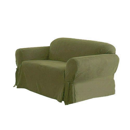 Green Living Group Chezmoi Collection Soft Micro Suede Solid Sage