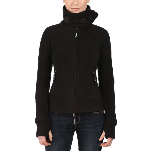 Bench Damen Fleecejacke Funnelneck, Jet Black, L, BLEA0021 KavokG4kb4l3ni