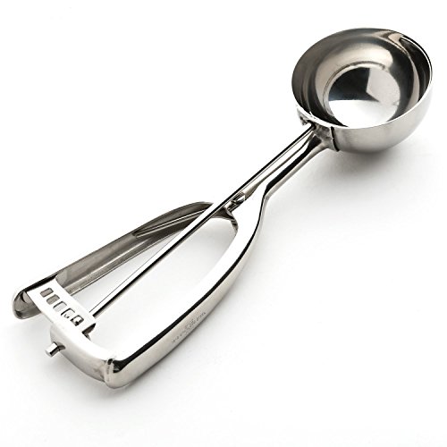 SuperEze Cookie Scoop 50mm Size 24 1.5 Ounce Disher Stainless Steel Ice