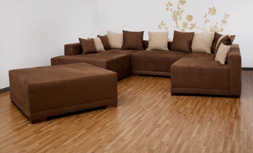 Wohnlandschaft Matrix in UForm 300 cm x 200 cm, Ausrichtung Ottomane links Hempels Sofa