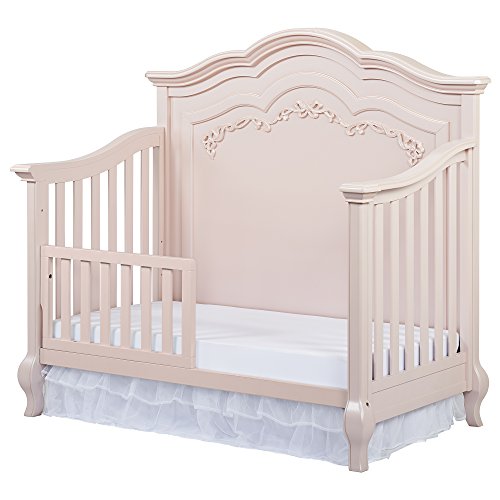Evolur Aurora 5in1 Convertible Crib, Blush Pink Pearl Baby Shop