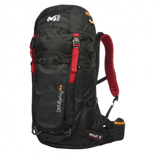 Millet Peuterey Integrale 45 10 hiking bag black Sue R. Browningers