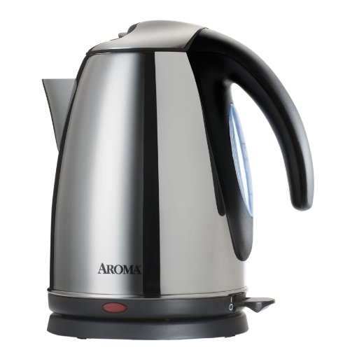 Aroma AWK270SS 7Cup Electric Water Kettle, Stainless Steel