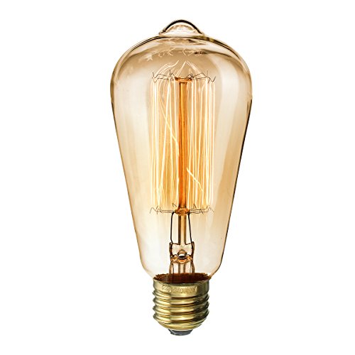 KINGSO E27 ST64 40W Ampoule Edison Filament De Tungstène Lampe à