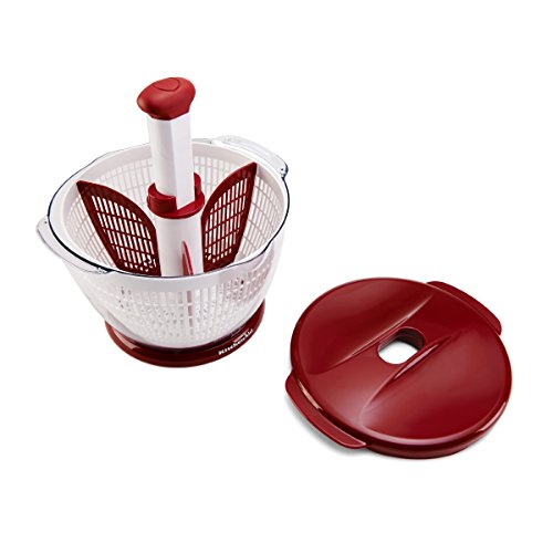 KitchenAid Plastic Salad Spinner (Red) Home Garden Dining Tools Utensils Spinners