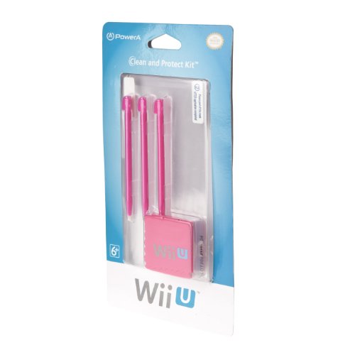 Official Clean and Protect Kit for Wii U Pink