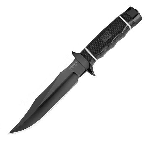 SOG Specialty Knives Tools S10B K Tech Bowie Knife with Straight Edge Fixed 6 4 Inch AUS 8 Steel