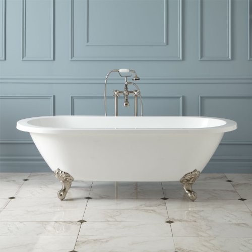 66 Zoey Acrylic Clawfoot Tub Chrome Imperial Guide! Bathtub KOHLER