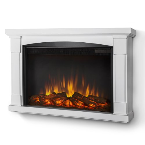 Real Flame Brighton SLIM LINE Wallhung Electric Fireplace in WhiteMantel only Find Discount