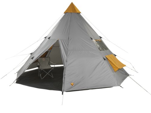 Grand Canyon TipiZelt TEPEE (8 Personen), Grau/ Sand, 500×300 Aldi