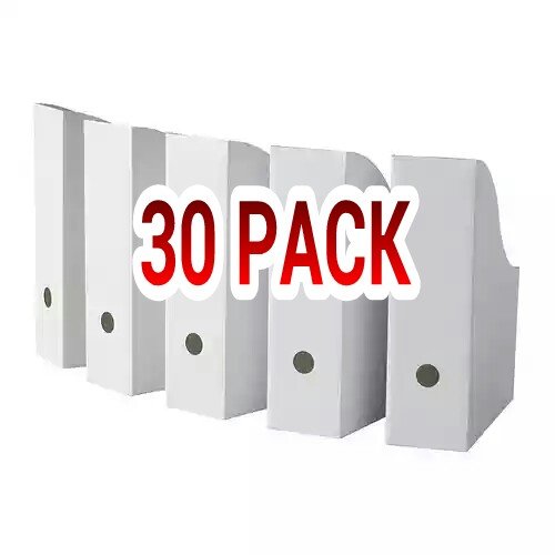 ___o0o___ IKEA FLYT Magazine file white Set of 30 Alabamasa218