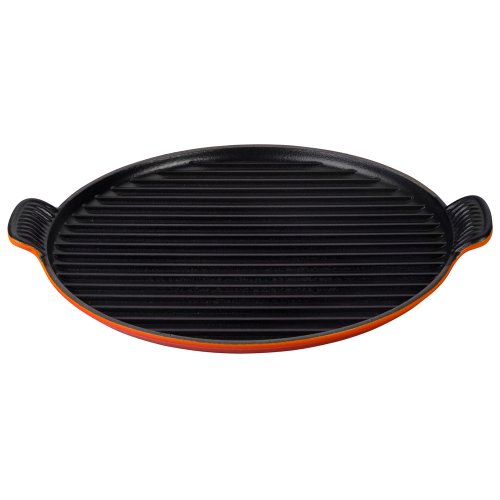 Le Creuset L20853202 Cast Iron Bistro Grill Pan 1223Inch Flame