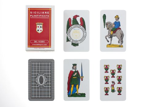 Dal Negro 10047 Siciliane Carte da Gioco Regionali, Astuccio Rosso eBay