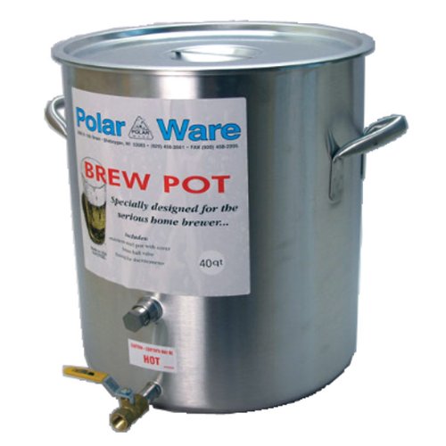 cheapiike Polar Ware Stainless Steel Brewing Pot with Spigot 40