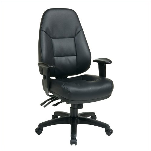 Office Star Deluxe MultiFunction High Back Eco Leather Chair Find