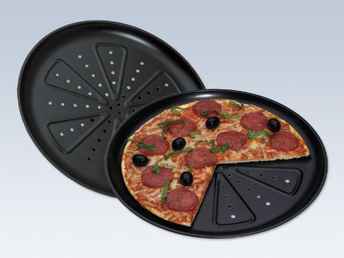 CHG 977646 Teglia da forno per pizza, 2 pezzi, diametro 28 cm, nuova