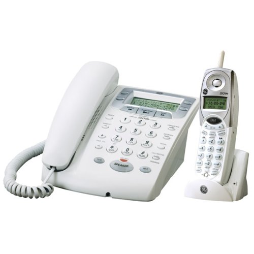 Anuttam GE Corded 2.4 GHz 27881GE2 Phone with Cordless Handset Caller