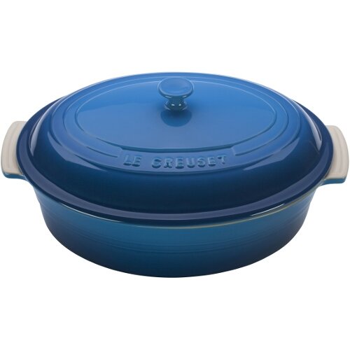 Le Creuset Stoneware 534Quart Covered Oval Casserole Marseille !!! Look Check Price prjfoslkg12