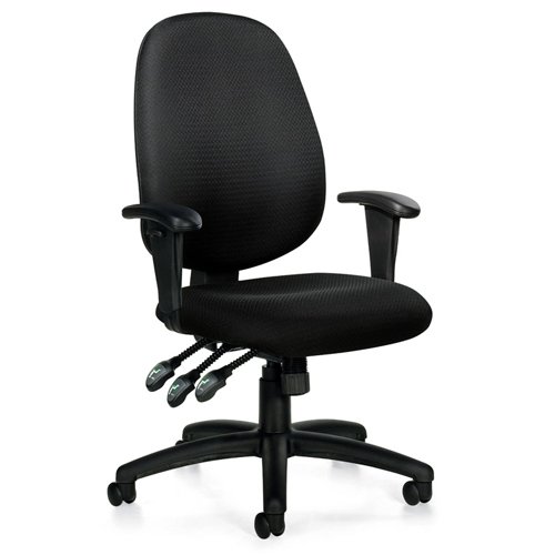 Offices to Go OTG11613B MultiFunction Office Chair Adjustable Home Desk