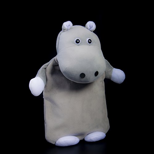 Peterpan Adorable Plush Hippo 2liter Hot Water Bottle & Cover,made