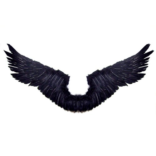 Sale XXL Large Black Feather Angel Wings for Adults with free Halo
