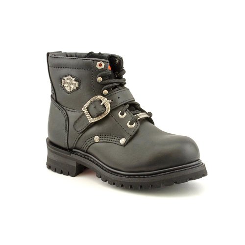 Harley Davidson 'Faded Glory Steel Toe' Motorcycle Boots Womens 9.5 Black 16.99