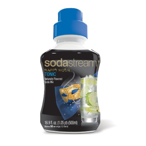SodaStream 1020116013 Happy Hour Tonic Syrup Soda Mix 500ml cvbrter