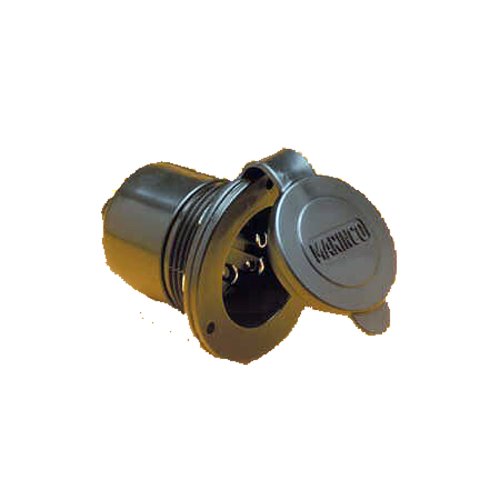 Marinco 150BBI Marine OnBoard Charger Inlet (15Amp 125Volt Black