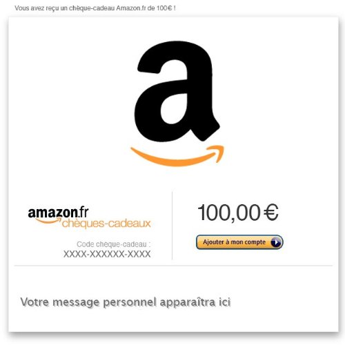 Chèquecadeau Amazon.fr Par email C Son Anniv