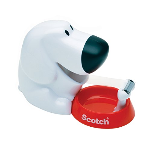 Scotch Dog Tape Dispenser with Scotch Magic Tape, 3/4 x 350 Inches, 1