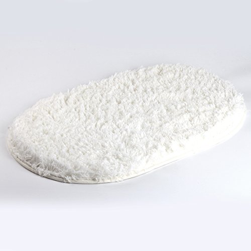 VDOMUSÂ® Oval Luxury Bath Mat Rug,White Home Garden ... (500 x 500 Pixel)