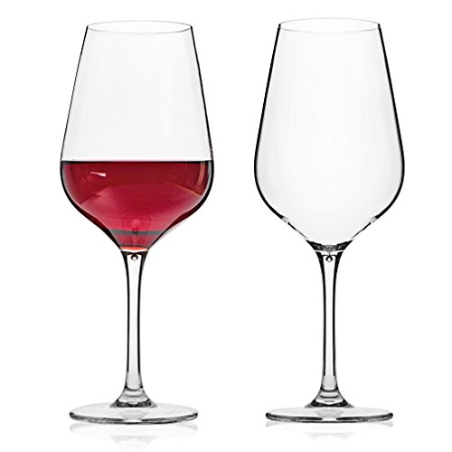MICHLEY Unbreakable Wine Glasses, 100 Tritan Shatterproof Red Wine