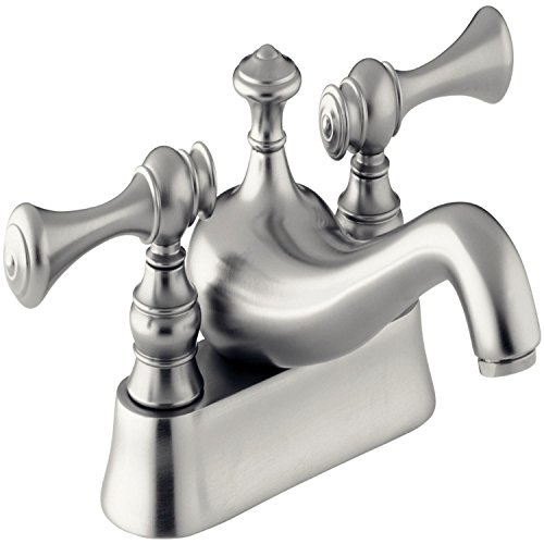 KOHLER K 16100 4A BN Revival Centerset Lavatory Faucet Vibrant Brushed
