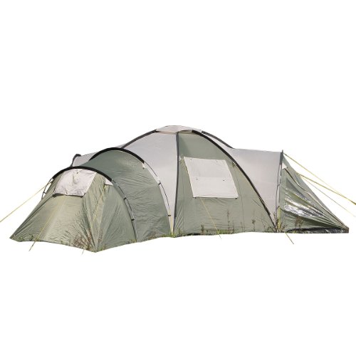 Skandika Zelt Korsika 8, green/beige, 760×630 cm Aldi Zelt 2012