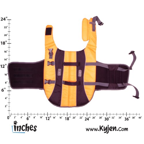 Outward Hound 22021 Ripstop Dog Life Jacket Quick Release Easy-Fit