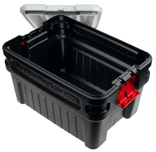 Improvement Rubbermaid 1172 ActionPacker Storage Box, 24Gallon