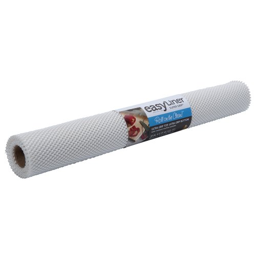 Duck 736032 NonAdhesive Super Grip Easy Shelf Liner White 20Inch Wide