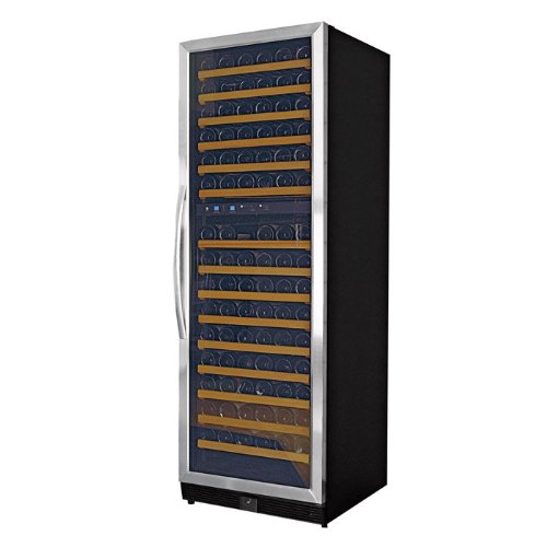 Discount! N’FINITY 170 Dual Zone Wine Cellar Right Hinged Glass Door with Stainless Steel for