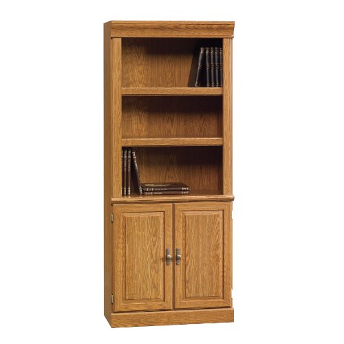 Sauder Orchard Hills Library Bookcase With Doors Carolina Oak Finish Sauder Orchard Hills Library with Doors, Carolina Oak Office Store