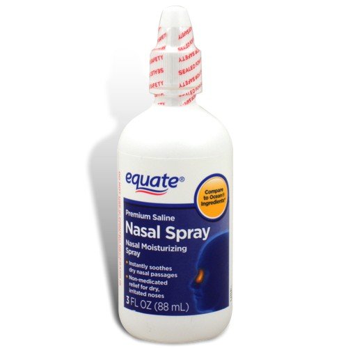 Equate Saline Nasal Spray 3 oz Compare to Ocean Ingredients Laura J