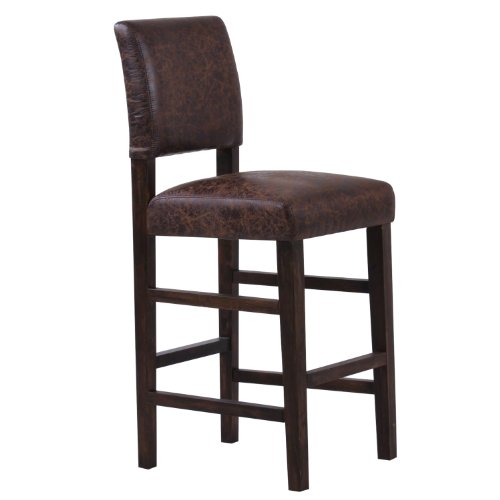 where can I find Monsoon Pacific Bridger Faux Leather Bar Chairs Rustic