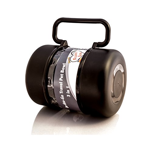 Pet Travel Bowl Portable Airtight Storage Container with Handle for Dog