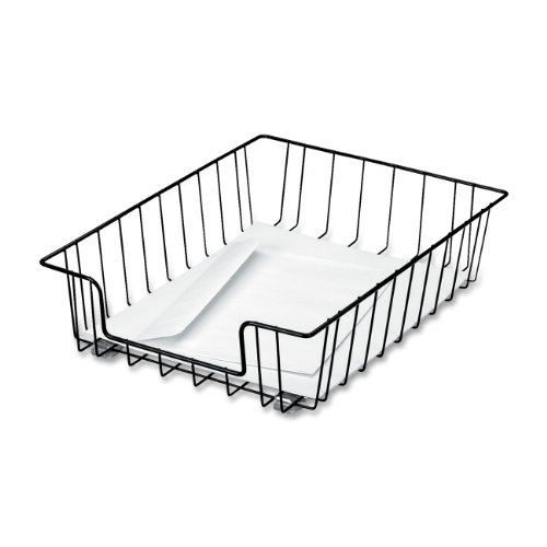 Fellowes Workstation Letter Size Desk Tray Organizer Wire Black (60112