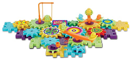 Interlocking Building Blocks and Gears 81 Pcs Construction Toy Set for