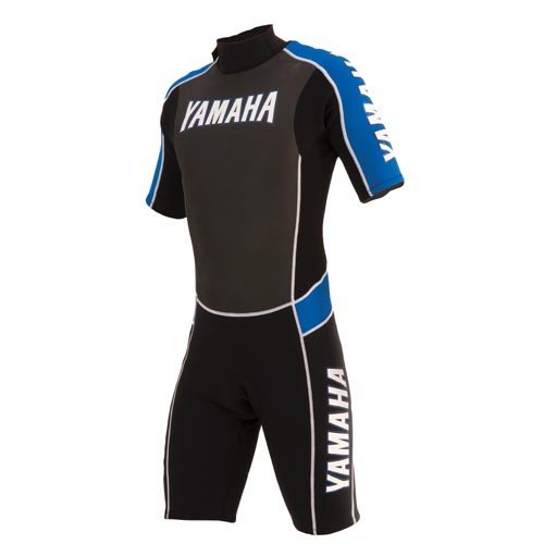 Unisex Yamaha Neoprene Shorty Wetsuit Blue Medium Paul A. Morrisieu